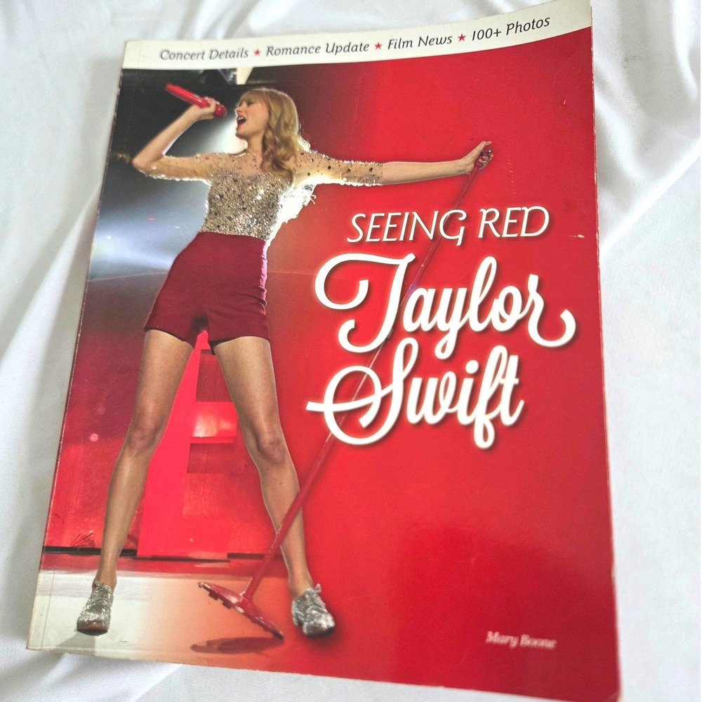 Taylor Swift "Seeing Red" Red Era Tour Mary Boone Book 2013, 100+ Photos